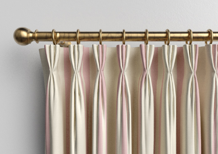 Adelaide, Winnies Stripe Rosies Pink - Made to Measure Curtains - Image 11